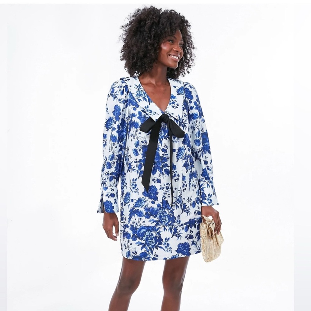 Tuckernuck Sapphire Bloom Bella Dress Sz XS in Excellent Condition